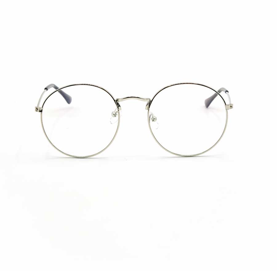 A picture of a metal optical frame which you can send us to have replacement lenses put in